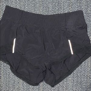 Black Lululemon Athletic Shorts
